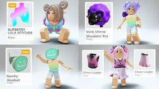 13 FREE ROBLOX ITEMS YOU NEED 😲😍 (COMPILATION)
