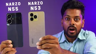 Realme Narzo N53 vs Realme Narzo N55 Full Comparison - Camera, Battery, Gaming