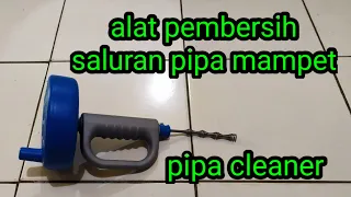 Alat pembersih saluran pipa mampet /tersumbat- Pipa cleaner  10 meter