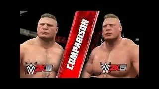 WWE 2K15 VS WWE 2K16 Graphics Comparisons