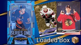 8 YOUNG GUNS!! 2023- 24 Upper Deck Series 1 Hockey Hobby Box Break!!