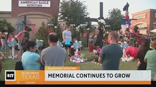 Memorial for shooting victims continues to grow at Allen mall