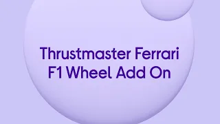 Thrustmaster Ferrari F1 Wheel Add On - Product Overview