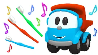 Sing with Leo the Truck! The Brush Your Teeth song. Super simple songs for kids & nursery rhymes.