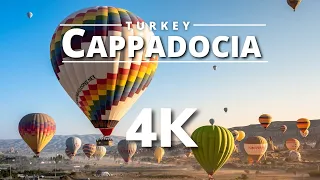 CAPPADOCIA, Turkey in 4K - Ambient Drone Film With Calming Music