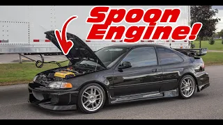 HOW I'VE BUILT THE FAST AND FURIOUS HEIST CIVIC  feat: **SPOON ENGINES!**