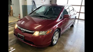 2007 Honda Civic Red