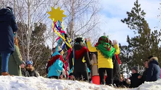 Украинская масленица - скачут скачут скачут по поляночке