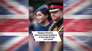 Meghan Markle's plan to change traditions of the royal family has failed! #shorts