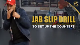 Jab slip drill to set up the counters { solid information }