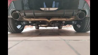 Yaris GR Spartan Exhaust performance with valves. 4K  Crazy sound!