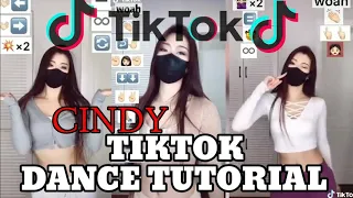 Cindy Tiktok Dance Tutorial 【august2020】