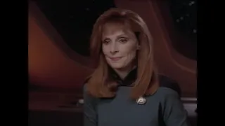 "Fine. If One of You Wins, I Become A Brunette. Are We On?" Dr. Crusher