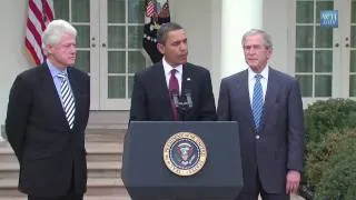 President Obama Introduces the Clinton Bush Haiti Fund