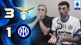 CHE VERGOGNA! LAZIO 3-1 INTER | LIVE REACTION GOL HD SERIE A