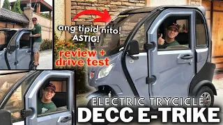 DECC Electric Tricycle Review and Drive Test | Sobrang Tipid sa Gasolina (E-Trike)