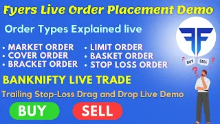 How to Place Orders On Fyers Trading Web Platform | Fyers Order Types Explained | The Indus Trader