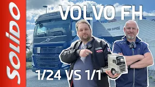 Miniature VS Reality: The Volvo FH under the magnifying glass! 🚚🔍 | Comparison 1/24 VS 1/1 🤔💥