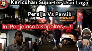 KERUSUHAN PERSIJA VS PERSIB USAI LAGA KEMARIN DI STADION CHANDRABAGA