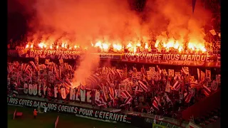 PSG / FC Nantes 20.11.2021 : 3-1 (L1 J14) 6/8 : Diaporama+Drapeaux Virage Auteuil