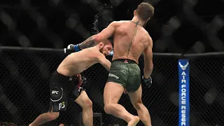 Khabib Nurmagomedov drilling the overhand right