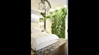 Making a Grass Wall in the Bedroom | Vertical Garden Wall How To Walk Through DIY