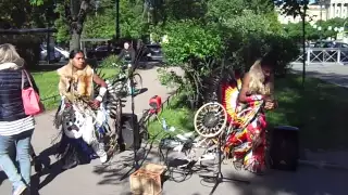 Индейцы с Эквадора в С.Петербурге