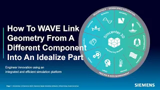 How To WAVE Link Geometry From A Different Component Into An Idealize Part