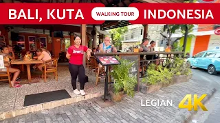 Legian KUTA BALI 🇮🇩 Indonesia Bali WALKING Tour