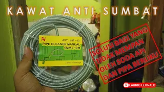 KAWAT ANTI SUMBAT SOLUSI BUAT PIPA MAMPET YANG GAK MEMPAN OLEH SODA API