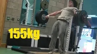 155kg snatch and 200kg jerk @88kg