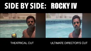 Rocky IV: Apollo hears about Drago | Side by Side Comparison