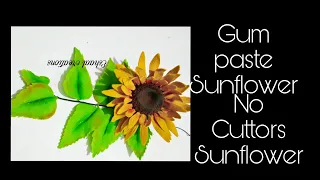 Gumpaste Sunflowers/ how to make a Gumpaste sunflower /gumpaste sunflower/gumpaste /sunflower making