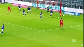 FC Bayern vs  Schalke   8 0   bundesliga thomas muller goal lewandoski rabonna assist