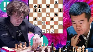 2897 Elo chess game | Ding Liren vs Magnus Carlsen 9