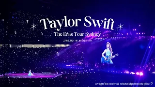 Taylor Swift live in Sydney | Clips from The Eras Tour | 23 February 2024 ✨💜 | 我居然被邀請去看泰勒絲的演唱會😳✨💜