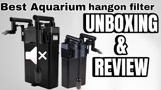 Aquarium best hang on back filter SUNSUN-HBL802 | UNBOXING & REVIEW & INSTALLATION