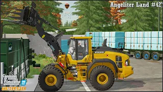 Hauling Grass Silage Bales. Spreading Lime & Manure🔹Angeliter Land Ep.42🔹Farming Simulator 22