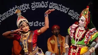 Yakshagana -- Narakasura moksha - 5 - Beda beda... Parijatha vrikshavanu ... patla