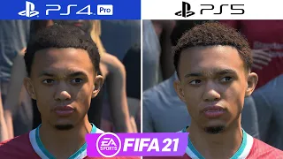 FIFA 21 Current-gen vs Next-gen Graphics Comparison (PS4 Pro vs PS5)