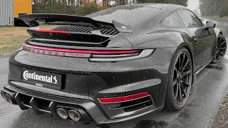 820 PS BRABUS PORSCHE 911 TURBO S Extreme Drifts +SOUND! Exterior Interior POV