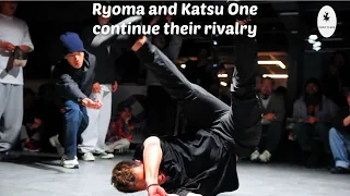 Bboy Ryoma vs. Katsu One continue their rivalry.