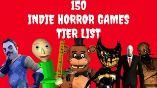 150 Indie Horror Games Tier List