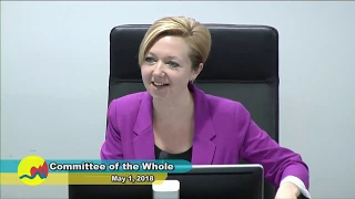 Committee of the Whole - May 1, 2018