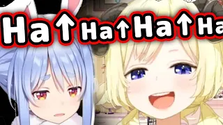 Watame's Pekora Laugh Is Getting Pretty Accurate...【Hololive】