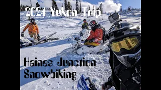 2024 Yukon Trip - Haines Junction 1 - Snowbiking