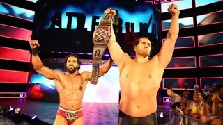 WWE BATTLE GROUND 2017 RANDY ORTON VS JINDER MAHAL PUNJABI PRISON MATCH  LAST THE GREATE KHALI IS BA