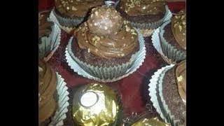 Sallys Ferrero Rocher Cupcakes / Sallys Welt