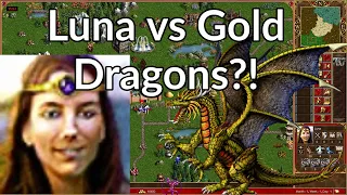 Luna Breaking GOLD DRAGONS?! || Heroes 3 Gameplay || Heroes 3 Conflux || Alex_The_Magician