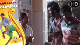 Chikkanna and Sathish Escape from Hospital | New Kannada Comedy Scenes of Kannada Movies